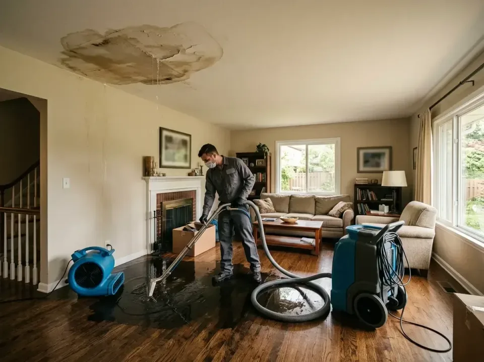 attic-pipe-burst-ceiling-drip-008 — frequently asked questions, Water Damage Restoration & Carpet Care in Morris, MN